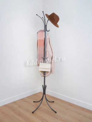 Вешалка напольная разборная Корона (Графит)