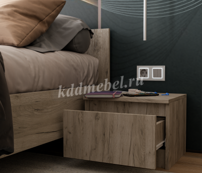 Тумба прикроватная Норд (Дуб крафт серый)