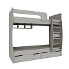 Кровать двухъярусная Мадрид (Кашемир)