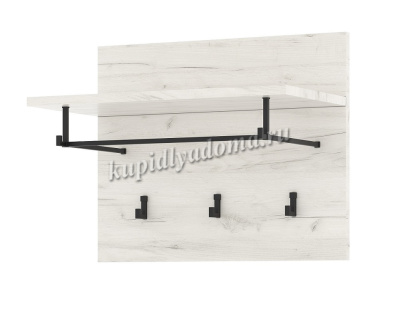 Вешалка Гретта 500 (Дуб крафт белый)