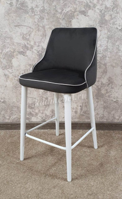 Стул полубарный Ками (Серо-дымчатый/Белый)