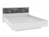 Кровать Софи парящая 1.6 (Белый/Бетон темный)