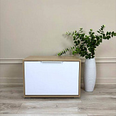 Тумба для обуви Куба 13.58 N (Дуб сонома/Белый премиум)