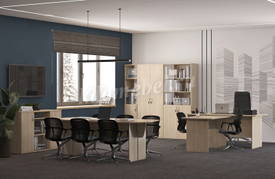 Стол руководителя Гермес Ст07  (Дуб сонома)