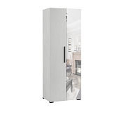 Шкаф 2-х створчатый Модена МШ-22 с зеркалом (Дуб крафт табачный/Буд крафт белый)