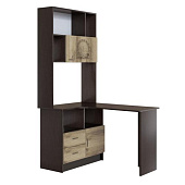 Стол угловой универсальный Орион (Венге/Дуб делано)