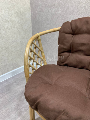 Кресло Bahama (Ротанг №4, ткань Matador 010)