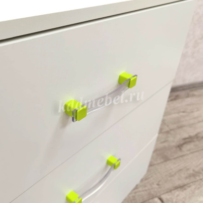 Комод Смарти (Белый/Лайм)