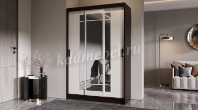 Шкаф-купе Бруно-4 (Венге/Лоредо)