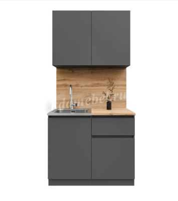 Кухня Лето 1,0 (Графит)