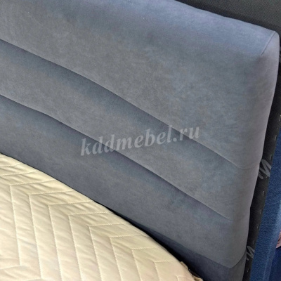 Кровать Мерида 1.6 с ламелями (Серый)