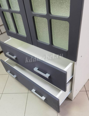 Буфет Нарус №8 (Белый/Графит Софт мат)