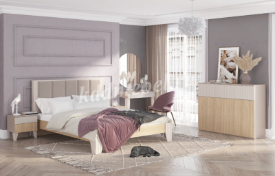 Туалетный столик Беатрис (Палермо/Латте/Велюр)