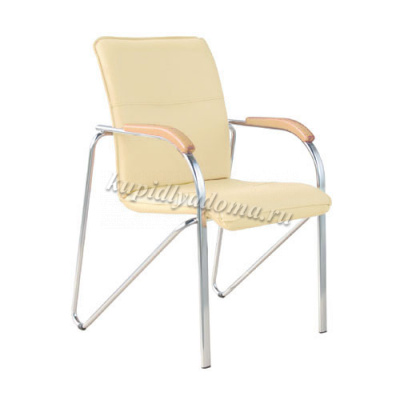 Стул Самба №122 (Хром/Кремовый) Уценка