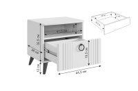 тумба прикроватная Ева схема доп тумба прикроватная Ева схема доп