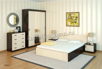 Спальня Басса (Венге/Дуб белфорт)