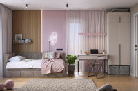 Комплект детской мебели Баско К2 кашемир латте Комплект детской мебели Баско К2 кашемир латте