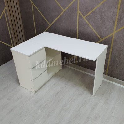 Стол универсальный с 3-ящ Сура (Белый)