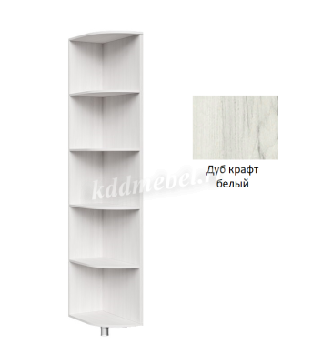Стеллаж открытый Лео Сж-008 (Дуб крафт белый)