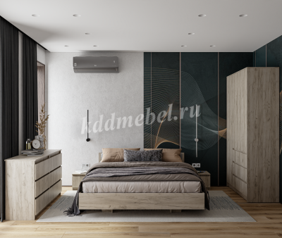 Тумба прикроватная Норд (Дуб крафт серый)