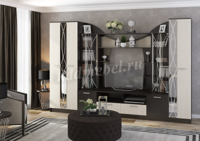 Пенал универсальный Ольбия (Венге/Дуб белфорт)