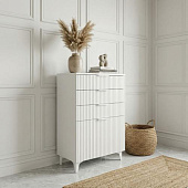 Комод Зефир эмаль (Белое дерево/Белый)