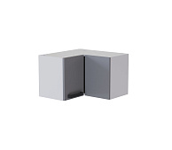 Шкаф верхний угловой УВП-2 360 кухня Кампео (Белый/Гранит софт матовый)
