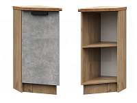 Шкаф нижний ШНТ 300 Кухня Альфа (Холст Брюле) БЕЗ СТОЛЕШНИЦЫ