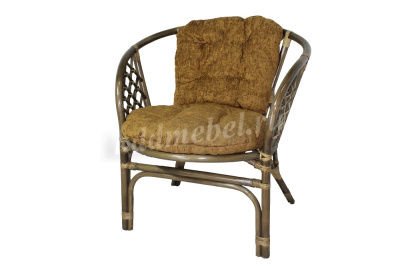 Кресло RJG-Bahama (Ротанг №6, ткань Mulan 152)