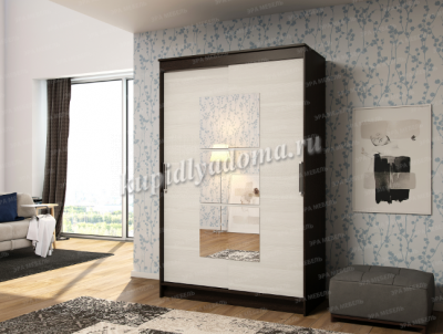 Шкаф-купе Элегант (Дуб венге/Сосна лоредо)