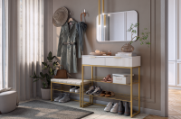 Обувница Класная 1 и классная 2 бел.золото