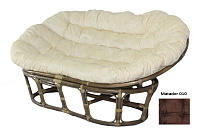 Кресло Mamasan 1600 (Ротанг №6, ткань MATADOR 010)