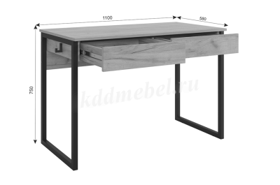 Стол Юниор (Кашемир/Черный муар)