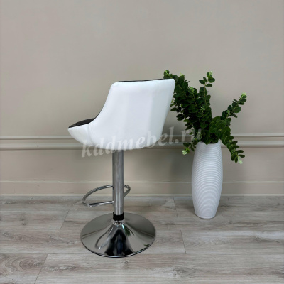 Стул барный J-700 (Черный/Белый)