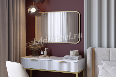 Зеркало Фортуна-3 (Золото матовое)