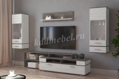 Пенал навесной Тирено (Анкор темный/Анкор светлый)