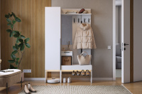 Прихожая баско К3 белое дерево Прихожая баско К3 белое дерево