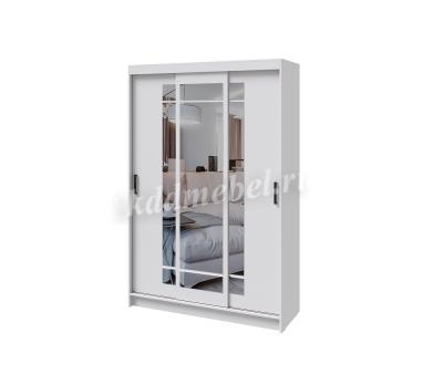 Шкаф-купе Бруно-4 (Белый)