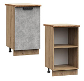 Шкаф нижний ШН 450 Кухня Катрин (Софт Графит) БЕЗ СТОЛЕШНИЦЫ