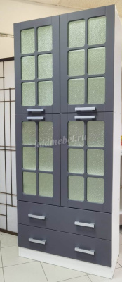 Буфет Нарус №8 (Белый/Графит Софт мат)