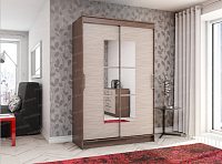 Шкаф-купе Элегант (Ясень шимо темный/Ясень шимо светлый)