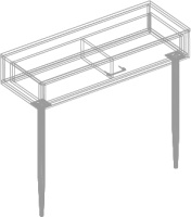 Консоль с ящиком 1000х380х900 Консоль с ящиком 1000х380х900