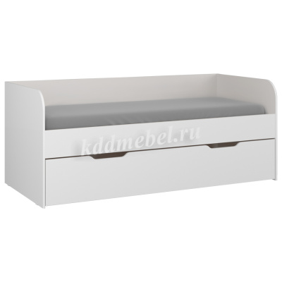 Кровать с выдвижным спальным местом Зефир (Белый)