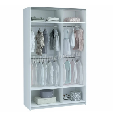 Шкаф-купе Тифани ШКК-01 (Кенди/Белый)