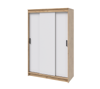 Шкаф-купе  Бруно 1 Дуб Вотан Белый