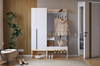 Прихожая Баско К2 белое дерево Прихожая Баско К2 белое дерево