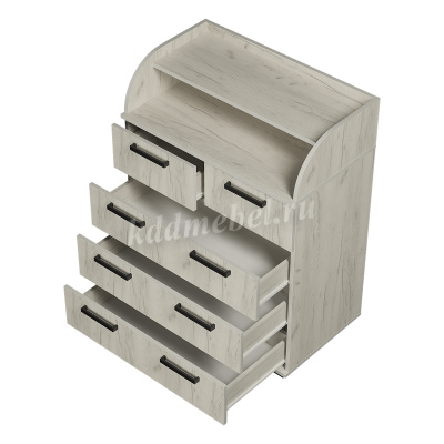 Комод Стандарт-1 NEW (Дуб крафт белый)