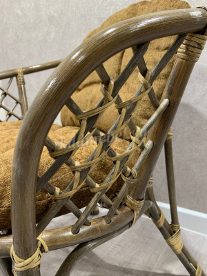 Кресло RJG-Bahama (Ротанг №6, ткань Mulan 152)