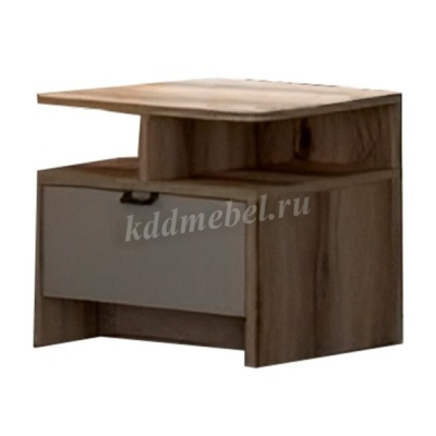 Тумба прикроватная Калипсо (Дуб Делано светлый/Сатин)