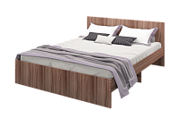 Кровать Мона 1.6 с ящиком (Ясень темный/Ясень светлый)